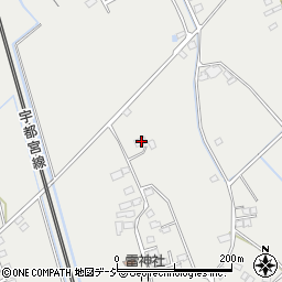 栃木県さくら市氏家474周辺の地図