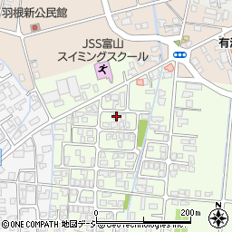 富山県富山市婦中町分田88-21周辺の地図