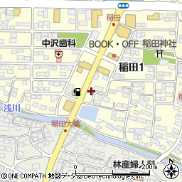 養老乃瀧長野稲田店周辺の地図