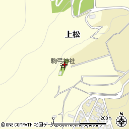 駒弓神社周辺の地図