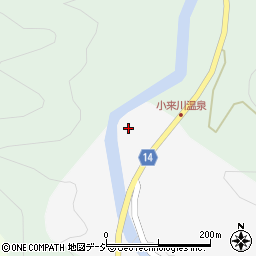 小来川温泉福寿荘周辺の地図