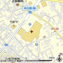 ホームセンタームサシ富山店周辺の地図