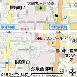 富山城南会周辺の地図