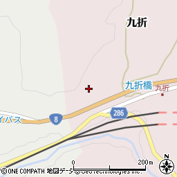 石川県津幡町（河北郡）九折周辺の地図