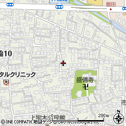 愛の家グループホーム長野吉田周辺の地図