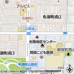 富山県富山市二口町1丁目1周辺の地図