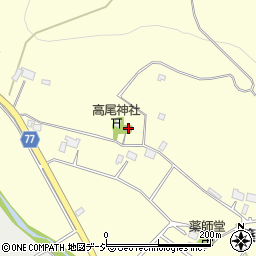 下篠井公民館周辺の地図