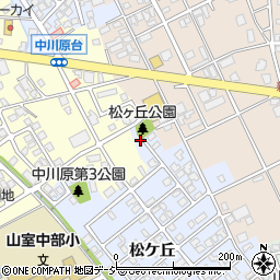 松ヶ丘公民館周辺の地図