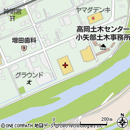 ＤＣＭ小矢部店周辺の地図
