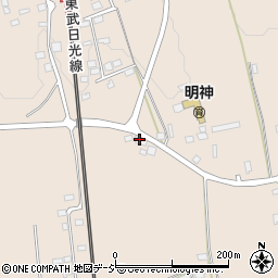 栃木県日光市明神271周辺の地図