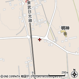 栃木県日光市明神270周辺の地図