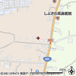 長野県須坂市小河原高畑町1266周辺の地図