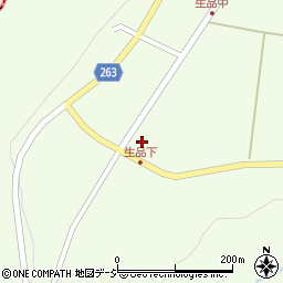 群馬県利根郡川場村生品1237周辺の地図