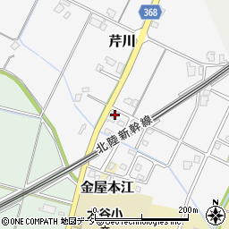 富山県小矢部市芹川1118-4周辺の地図