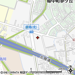 ローソン婦中田島店周辺の地図