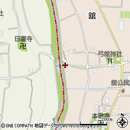 富山県中新川郡上市町舘597周辺の地図