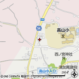 長野県上高井郡高山村高井3403周辺の地図