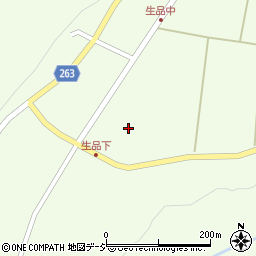 群馬県利根郡川場村生品1233周辺の地図