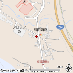 栃木県那須烏山市滝田928-1周辺の地図