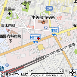 富山県小矢部市本町周辺の地図