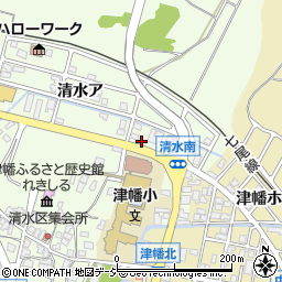 石川県津幡町（河北郡）清水（ヌ）周辺の地図