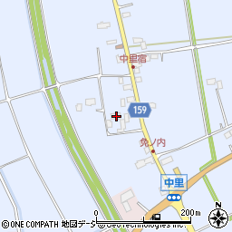 栃木県宇都宮市中里町1222周辺の地図