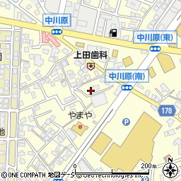 ウエルシア富山中川原店周辺の地図