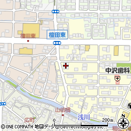 ツクイ長野稲田デイサービスセンター周辺の地図