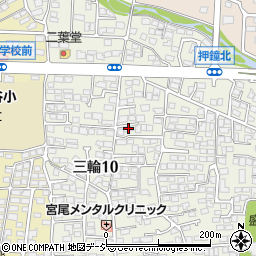 竹元荘周辺の地図