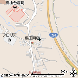 栃木県那須烏山市滝田930-2周辺の地図