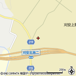 石川県津幡町（河北郡）刈安（ヲ）周辺の地図