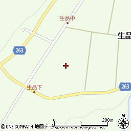 群馬県利根郡川場村生品1221周辺の地図