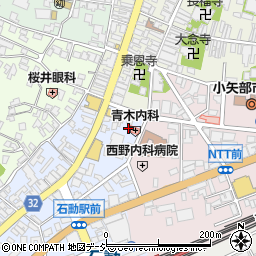 青木内科医院周辺の地図
