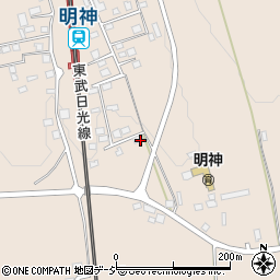栃木県日光市明神279周辺の地図