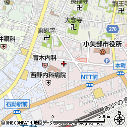 富山銀行石動支店周辺の地図