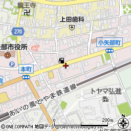 富山新聞小矢部販売センター周辺の地図