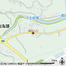 高田入口周辺の地図