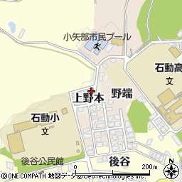 富山県小矢部市上野本52-15周辺の地図