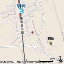 栃木県日光市明神878-48周辺の地図