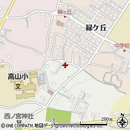 長野県上高井郡高山村高井3428周辺の地図