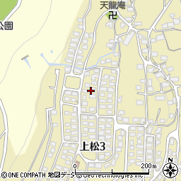 長野県長野市上松3丁目35周辺の地図
