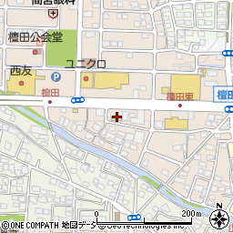 メガネスーパー長野若槻店周辺の地図