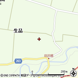 群馬県利根郡川場村生品1284周辺の地図