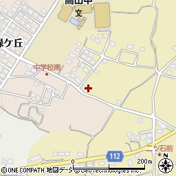 長野県上高井郡高山村二ツ石4552-2周辺の地図
