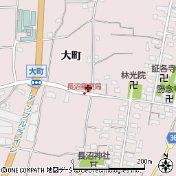 長沼郵便局周辺の地図