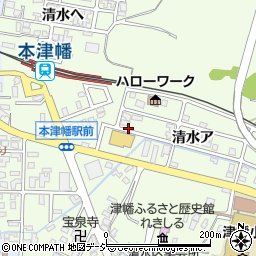 石川県津幡町（河北郡）清水周辺の地図
