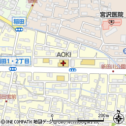 ＡＯＫＩ長野若槻店周辺の地図