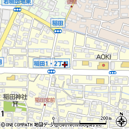 ミニミニＦＣ　長野稲田店周辺の地図