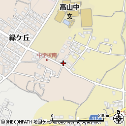 長野県上高井郡高山村高井4557周辺の地図