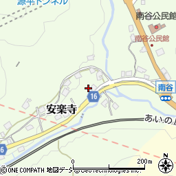富山県小矢部市安楽寺周辺の地図